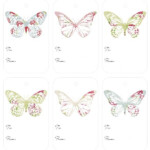 More Vintage Butterfly Freebies Butterfly Gift Tags Butterfly