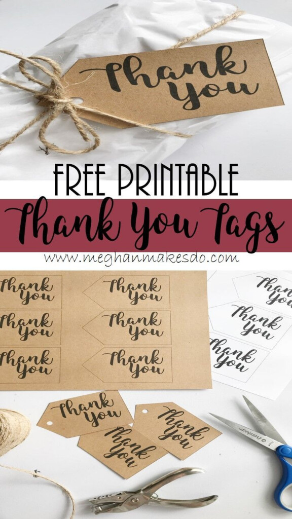Free Printable Thank You Tags Meghan Makes Do Free Printable Gift 