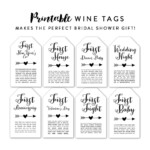 Free Printable Wine Tags For Bridal Shower That Are Versatile Stone