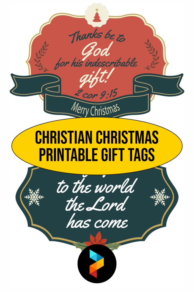 7 Best Christian Christmas Printable Gift Tags Printablee