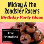 Mickey And The Roadster Racers Birthday Party FREE Printables Cars