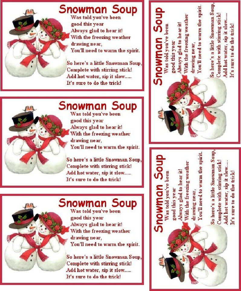 Http crazyhorsesghost hubpages hub Snowman Soup Snowman Soup 