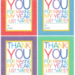 Free Printable Teacher Appreciation Tags Teacher Appreciation