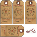 Christmas Naughty Or Nice Hang Tags Http www northpolechristmas