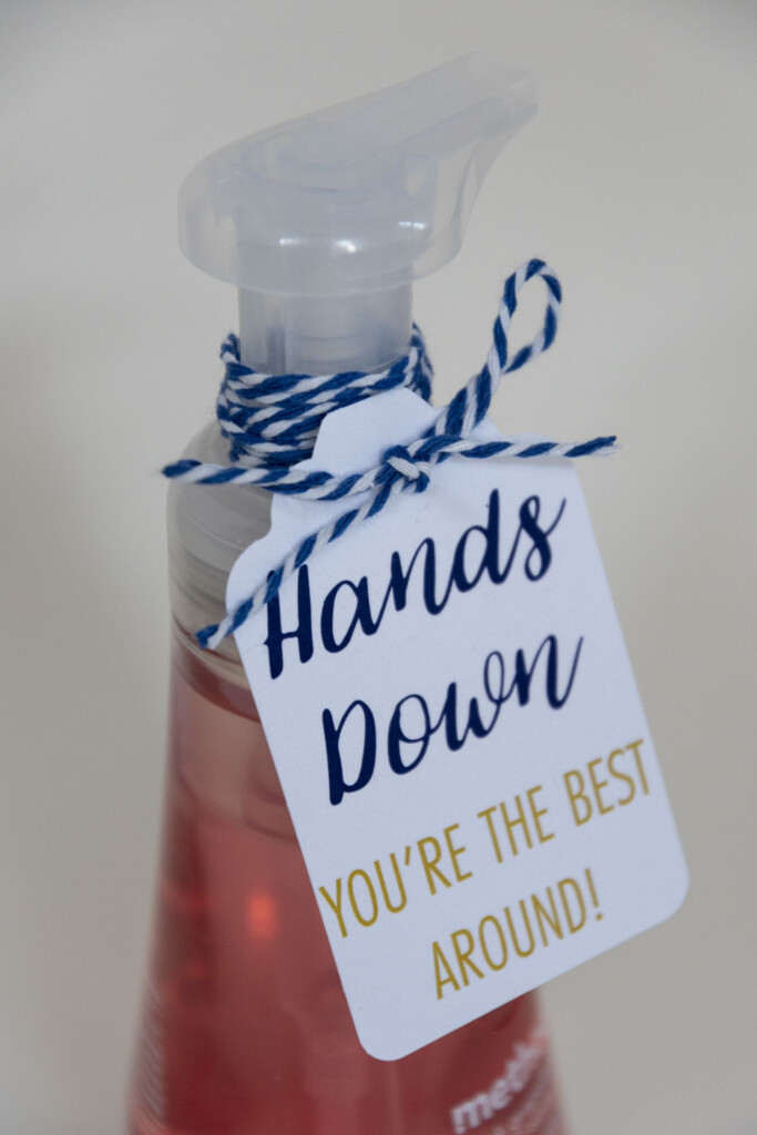 Free Hand Lotion Gift Tags For Teacher Staff Or Volunteer 