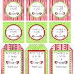 Baked Goods Teacher Appreciation Printable Gift Tags By Etsy