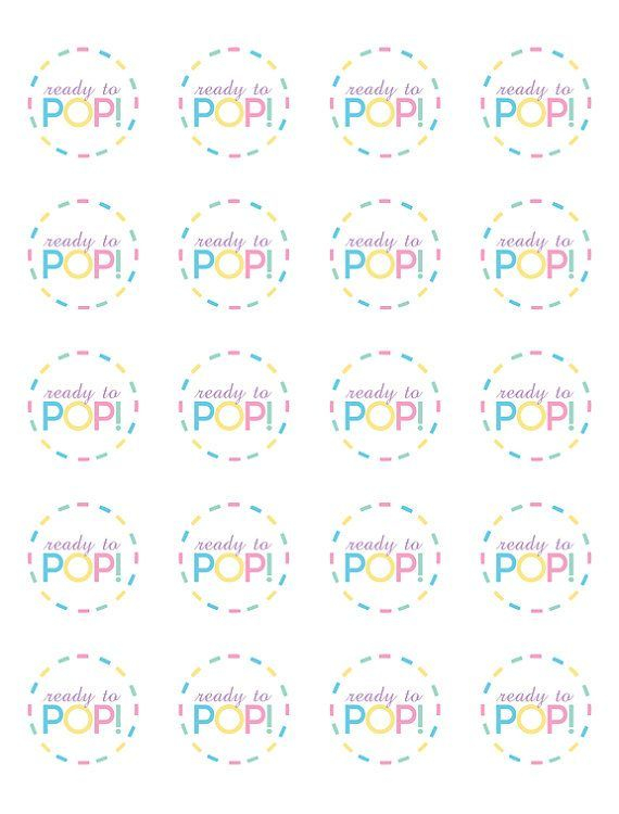 Ready To Pop Printable Labels Free Free Baby Shower Printables Baby 
