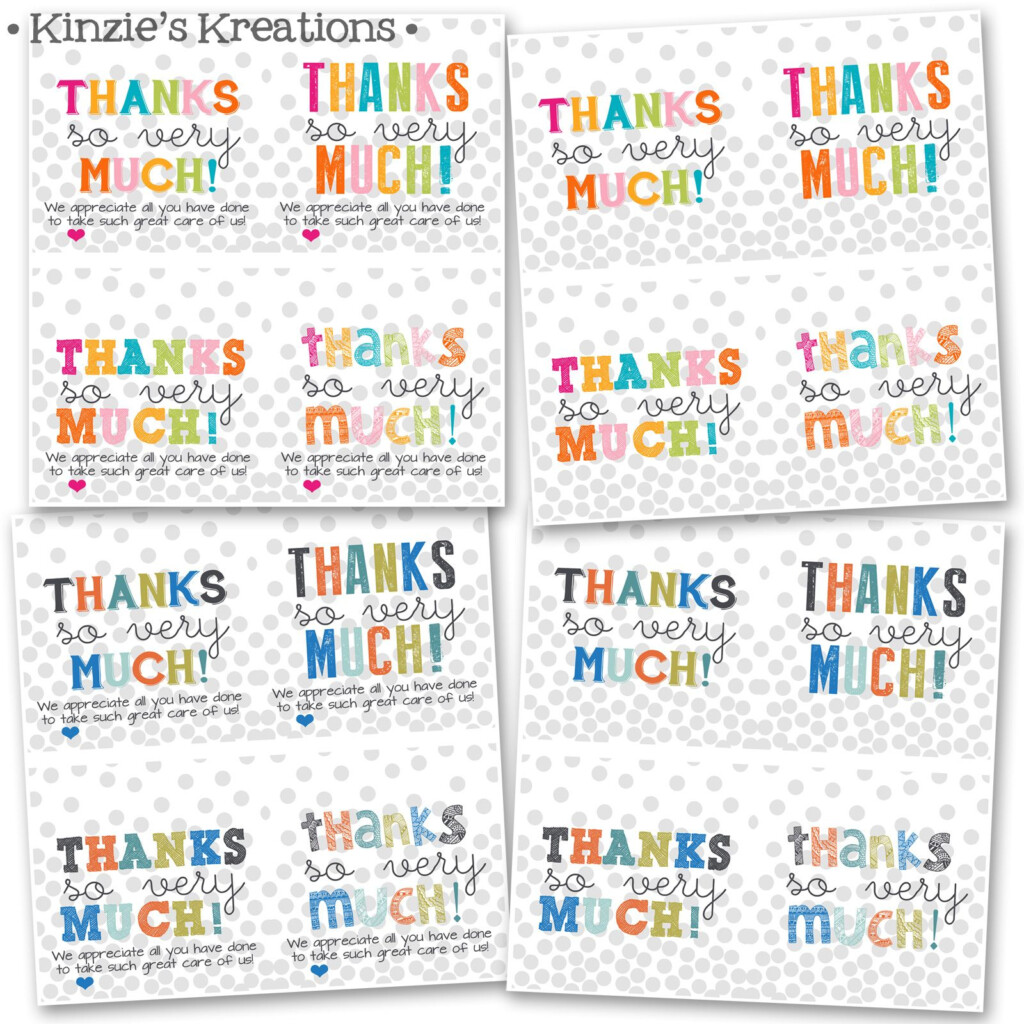 Kinzie s Kreations Hospital Thank You Cards Printable Thank You 
