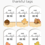 Thankful For You Tags Free Printable Tags For Thanksgiving Gifts