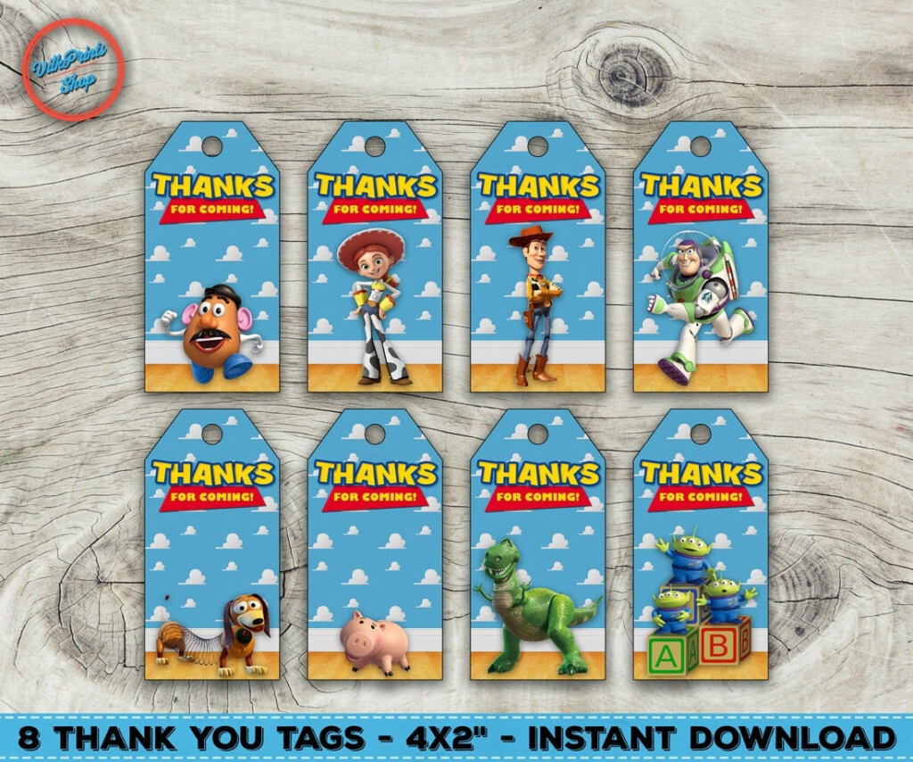 Toy Story Thank You Tags Toy Story Favor Tags Toy Story