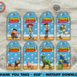 Toy Story Thank You Tags Toy Story Favor Tags Toy Story