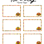 Printable Turkey Name Tags Printable Turkey Turkey Name Tags