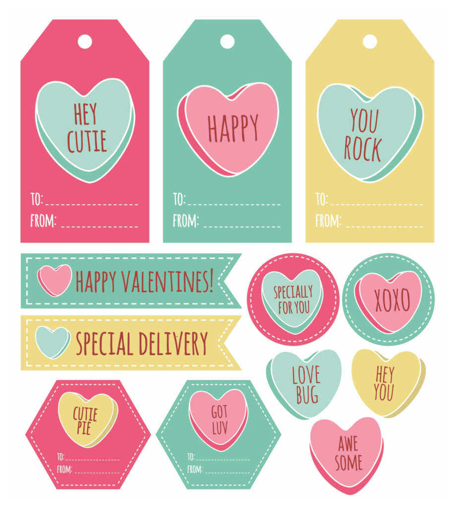 4 Best Free Printable Gift Tags Valentine s Day Printablee