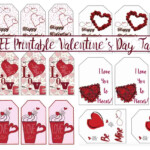 Free Printable Valentine s Day Gift Tags Multiple Designs Sizes