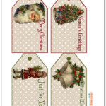 Free Printable Vintage Christmas Tags I Should Be Mopping The Floor