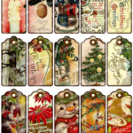 VICTORIAN GIFT TAGS Digital Printable Collage Sheet Etsy In 2021