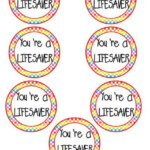 Wow What A Week Appreciation Printable Life Savers Free Teacher